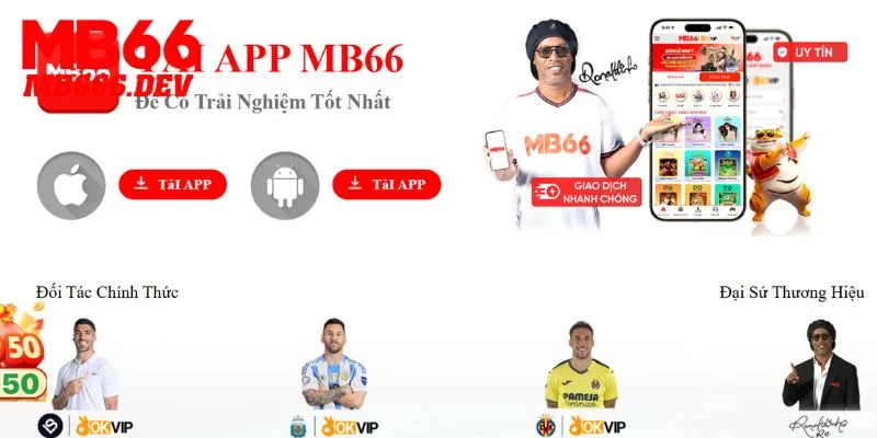 Tải app MB66 nâng tầm trải nghiệm của hội viên